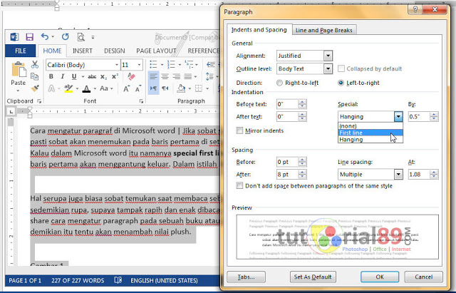 Paling Keren Cara Mengatur Line Spacing Pada Microsoft Word
